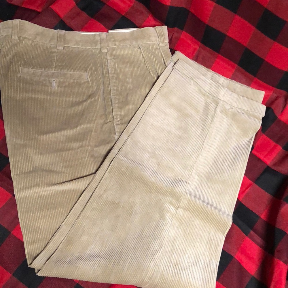 Brooks Brothers corduroy chinos, men’s 36 x 32 Elliot fit
